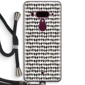 Crazy shapes: HTC U12+ Transparant Hoesje met koord