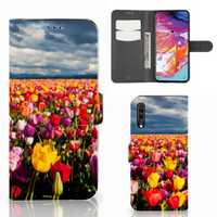 Samsung Galaxy A70 Hoesje Tulpen - thumbnail