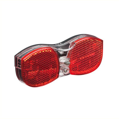 Falkx led acterlicht. montage 50/80mm. incl batterijen (hangverpakking).
