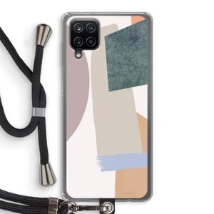 Lindo: Samsung Galaxy A12 Transparant Hoesje met koord