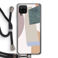 Lindo: Samsung Galaxy A12 Transparant Hoesje met koord