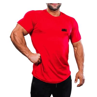 Animal Logo T-shirt Maat L Rood