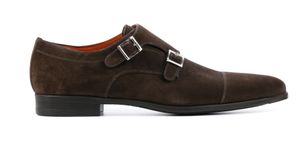 Santoni Heren Leren Gespschoenen
