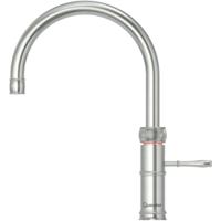 Quooker Classic Fusion Round Keukenkraan - Kokend - Warm & Koud Water - Kindveilige Dubbeldruk - RVS