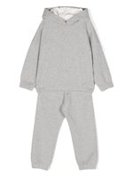 Moncler Enfant survêtement à patch logo - Gris - thumbnail