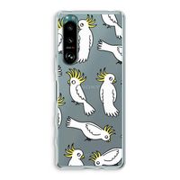 Papegaai: Sony Xperia 5 III Transparant Hoesje