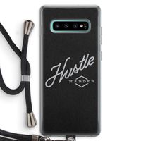 Hustle: Samsung Galaxy S10 Plus Transparant Hoesje met koord