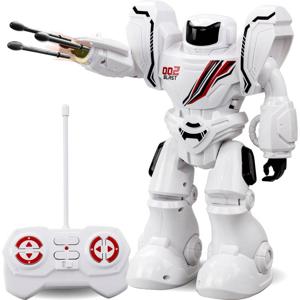 Robo Blast One op afstand bestuurbare robot - wit