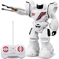 Robo Blast One op afstand bestuurbare robot - wit