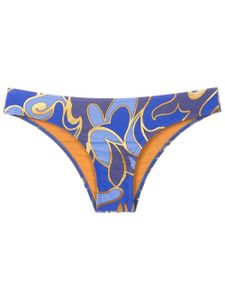 Lygia & Nanny bikini bandeau à imprimé graphique - Bleu