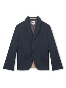 BOSS Kidswear blazer à revers crantés - Bleu