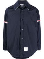 Thom Browne surchemise à rayures RWB - Bleu - thumbnail