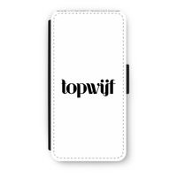 Topwijf Wit: iPhone 8 Flip Hoesje