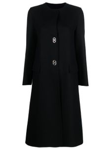 Ferragamo manteau à simple boutonnage - Noir