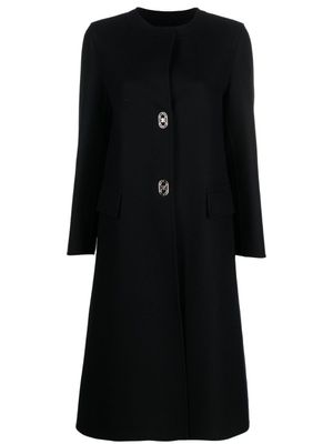 Ferragamo manteau à simple boutonnage - Noir
