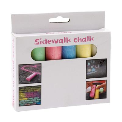 Stoepkrijt in multi colours - 24x stuks - dikke krijtjes - voor kinderen - buiten speelgoed