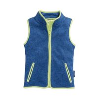 Playshoes fleece vestje gebreid blauw Maat