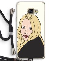 Mary Kate: Samsung Galaxy A3 (2016) Transparant Hoesje met koord