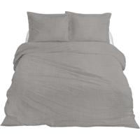 Ten Cate premium linnen eenpersoons dekbedovertrek 140x200/220 cm cloudy grey