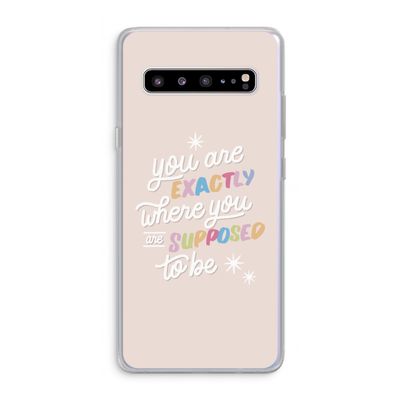 Right Place: Samsung Galaxy S10 5G Transparant Hoesje