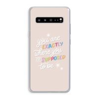 Right Place: Samsung Galaxy S10 5G Transparant Hoesje