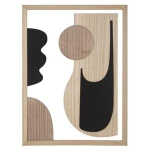 Mauro Ferretti Astry Decoratief paneel 3D bruin hout abstract