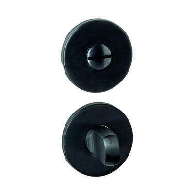 WC-sluiting verdekt ø52x6mm met stift 6-8mm PVD zwart