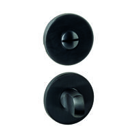 WC-sluiting verdekt ø52x6mm met stift 6-8mm PVD zwart