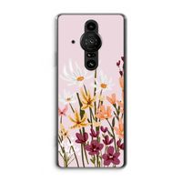 Painted wildflowers: Sony Xperia Pro-I Transparant Hoesje Painted wildflowers: Sony Xperia Pro-I Transparant Hoesje