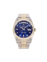 Rolex montre Day-Date 36 mm pre-owned (1990) - Bleu