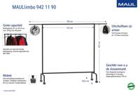 Garderoberek maul limbo 156x127(tot 220)x50cm mob