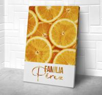 Sinaasappelen Canvas stilleven en fruit