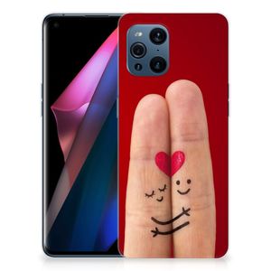 OPPO Find X3 | X3 Pro Silicone Back Cover Liefde - Origineel Romantisch Cadeau