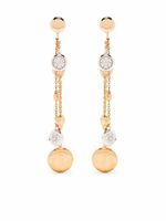 Tirisi boucles d'oreilles pendantes Venice en or blanc et rose 18ct