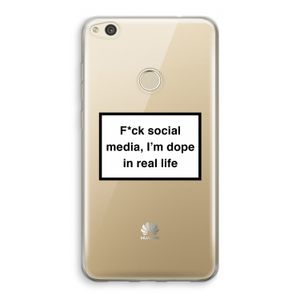 I'm dope: Huawei Ascend P8 Lite (2017) Transparant Hoesje