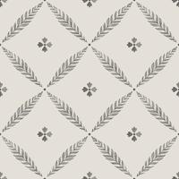 Dutch Wallcoverings Blomstermala - Henry White/Black - Wit/Zwart