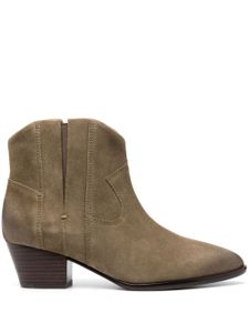 Ash bottines en cuir 55 mm - Marron