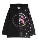 Stella McCartney Kids hoodie à logo imprimé - Noir - thumbnail