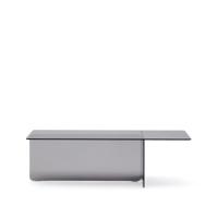 Kave Home Salontafel 'Zaren' Grijs glas, 120 x 60cm