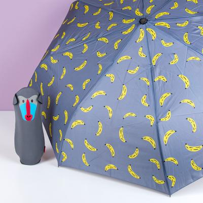 Paraplu met dierenhoes - Baviaan