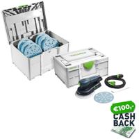 Festool ETS EC 150/3 EQ-SYS GR Excenterschuurmachine + SYS-STF D150 GR-Set in Systainer - 578265