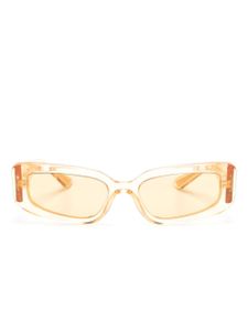 Dolce & Gabbana Eyewear lunettes de soleil à monture rectangulaire - Tons neutres