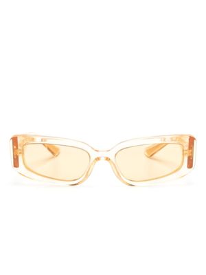 Dolce & Gabbana Eyewear lunettes de soleil à monture rectangulaire - Tons neutres
