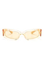 Dolce & Gabbana Eyewear lunettes de soleil à monture rectangulaire - Tons neutres - thumbnail