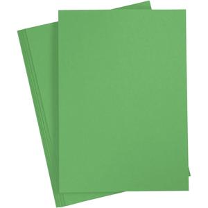 Hobby karton - A4 formaat - 20x vellen - groen - 180 grams - papier - knutselen