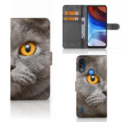 Telefoonhoesje | Met pasjeshouder | Motorola Moto E7i Power | E7 Power Britse Korthaar