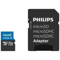 Philips FM12MP65B - Micro SDXC kaart 128GB incl. adapter - Class 10 - UHS-I U3 - thumbnail
