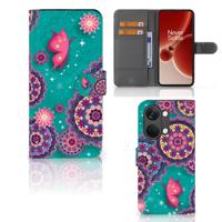 OnePlus Nord 3 Hoesje Cirkels en Vlinders OnePlus Nord 3 Hoesje Cirkels en Vlinders
