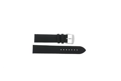 Horlogeband Tissot T095.417.36.057.02 / T600035372 Leder Zwart 19mm
