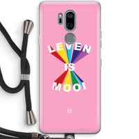 Het Leven Is Mooi: LG G7 Thinq Transparant Hoesje met koord